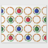 Vrolijk kerstfeest Prettige feestdagen ons eerste Cadeaupapier (Vlak)