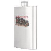 Vrolijk kerstfeest Puppies feestelijk Flacon (Links)