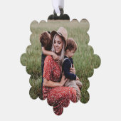 Vrolijk kerstfeest Puppies Ornament Kaart (Links)