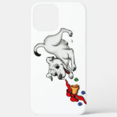 Vrolijk kerstfeest! Puppy met Bell en Ball Case-Mate iPhone Case (Achterkant)