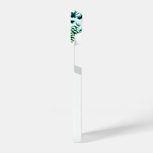 Vrolijk kerstfeest! Puppy met Bell en Ball iPhone Hoesje (Linkerkant)