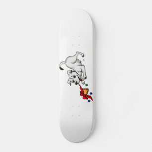 Vrolijk kerstfeest! Puppy met Bell en Ball Persoonlijk Skateboard