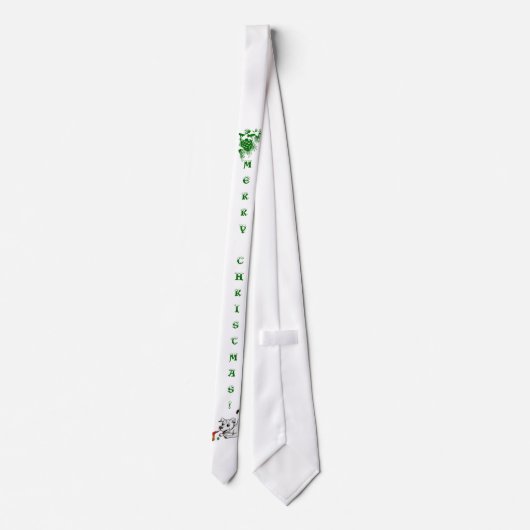 Vrolijk kerstfeest! Puppy met Bell en Ball Stropdas (Achterkant)