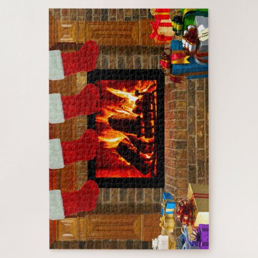 Vrolijk kerstfeest puzzle 1.014 stuks legpuzzel (Verticaal)