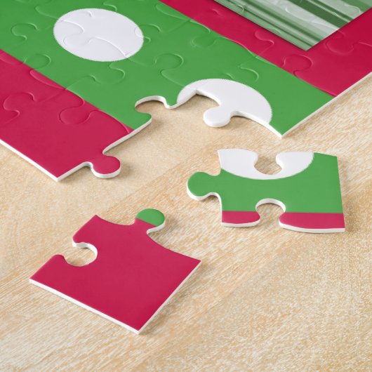 Vrolijk kerstfeest Puzzle-kerstfeest Legpuzzel (Zijkant)