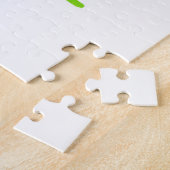 Vrolijk kerstfeest Puzzle-kerstman Legpuzzel (Zijkant)