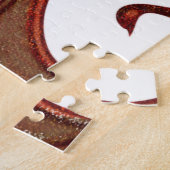 Vrolijk kerstfeest Puzzle-kerstman Legpuzzel (Zijkant)