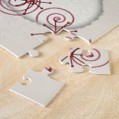 Vrolijk kerstfeest Puzzle-kerstman Legpuzzel (Zijkant)