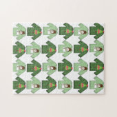 Vrolijk kerstfeest Puzzle Ugly KerstSweaters Legpuzzel (Horizontaal)