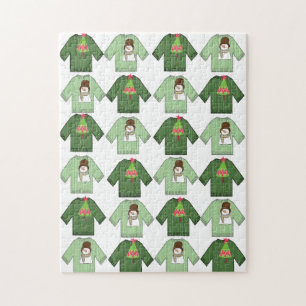 Vrolijk kerstfeest Puzzle Ugly KerstSweaters Legpuzzel