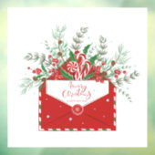 Vrolijk kerstfeest raamsticker (Vel 3)