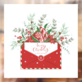 Vrolijk kerstfeest raamsticker (Vel 2)