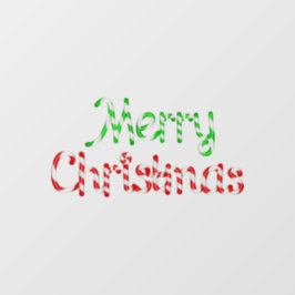Vrolijk kerstfeest raamsticker