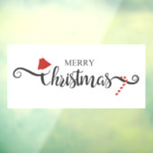 Vrolijk kerstfeest  raamsticker (Vel 3)