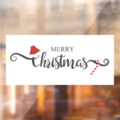 Vrolijk kerstfeest  raamsticker (Vel 2)