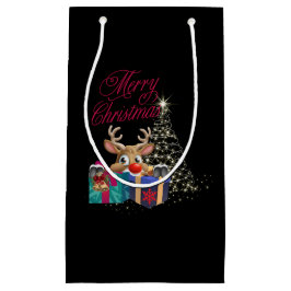 Vrolijk kerstfeest Raindeer Klein Cadeauzakje