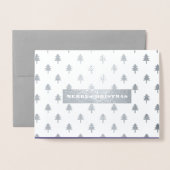 Vrolijk kerstfeest. Real Folie kerstfotokaarten Kaarten (Voorkant met envelop)