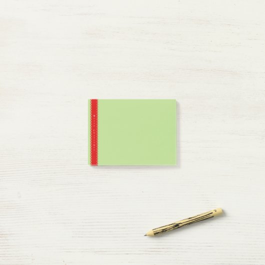 Vrolijk kerstfeest, Red Banner Post-it® Notes (Op bureau)