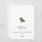 Vrolijk Kerstfeest Red Holly ingelijst Foto Vakant Feestdagenkaart (Achterkant)