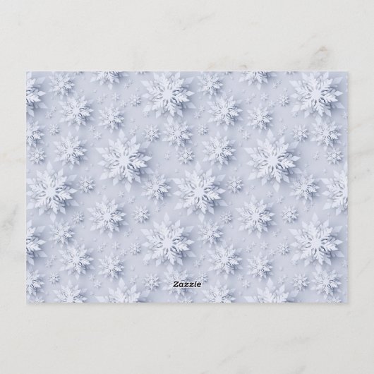 Vrolijk kerstfeest Red Poinsettia Rustic Feestdagenkaart (Achterkant)