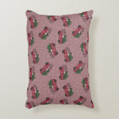 Vrolijk kerstfeest  Red Truck Accent Kussen (Voorkant(Verticaal))