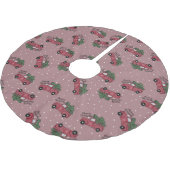 Vrolijk kerstfeest Red Truck Kerstboom Rok (Gekanteld)