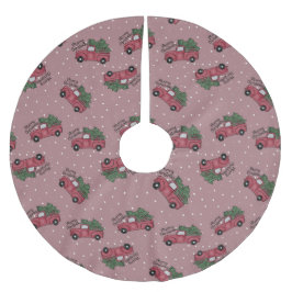 Vrolijk kerstfeest  Red Truck Kerstboom Rok