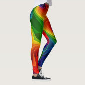 VROLIJK KERSTFEEST REGENBOOG LEGGINGS (Rechts)