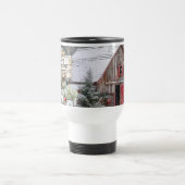 Vrolijk kerstfeest reisbeker (Center)