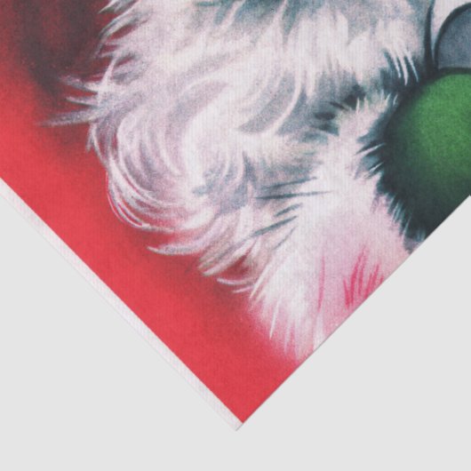 Vrolijk kerstfeest, , retro, Santa claus, gelukkig Tissuepapier (Detail)