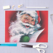 Vrolijk kerstfeest, , retro, Santa claus, gelukkig Tissuepapier (Craft)