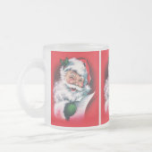Vrolijk kerstfeest, , retro, Santa claus, happy Sa Matglas Koffiemok (Links)