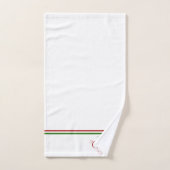 Vrolijk Kerstfeest Retro Typografie Bad Bad Handdoek (Handdoek)