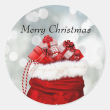 Vrolijk kerstfeest, rode Cadeaus