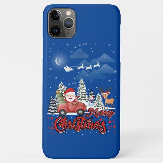 Vrolijk kerstfeest  rode kerstcadeautjes Case-Mate iPhone case (Achterkant)