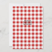 Vrolijk Kerstfeest Rode Kerstman Hoed Photo Script Feestdagenkaart (Achterkant)