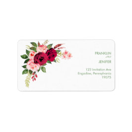 vrolijk kerstfeest | rode typografie etiket