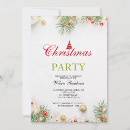 vrolijk kerstfeest | rode typografie kaart