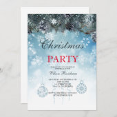 vrolijk kerstfeest | rode typografie kaart (Voorkant / Achterkant)