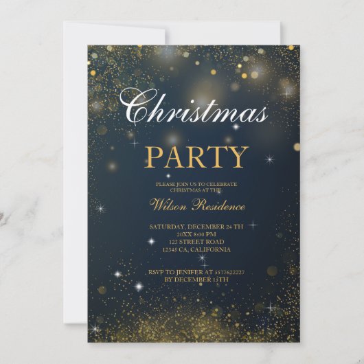 vrolijk kerstfeest | rode typografie kaart (Voorkant)