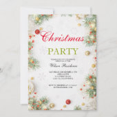 vrolijk kerstfeest | rode typografie kaart (Voorkant)