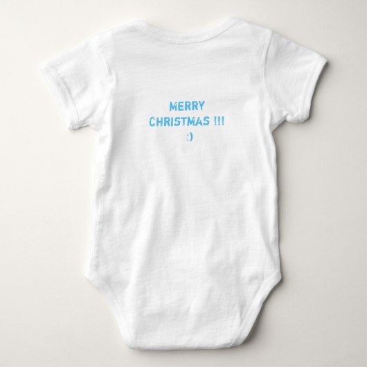 Vrolijk kerstfeest romper (Achterkant)