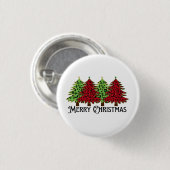 Vrolijk kerstfeest ronde button 3,2 cm (Voorkant /achterkant)