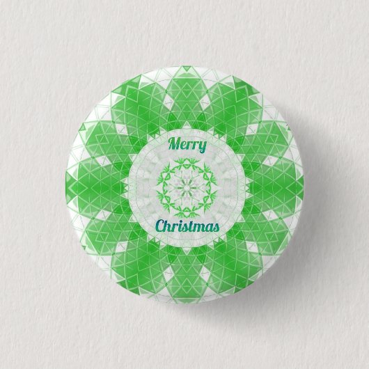 Vrolijk kerstfeest ronde button 3,2 cm (Voorkant)