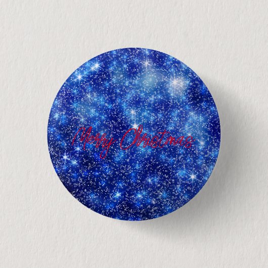 Vrolijk kerstfeest ronde button 3,2 cm (Voorkant)