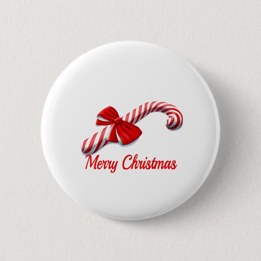 Vrolijk kerstfeest ronde button 5,7 cm (Voorkant)