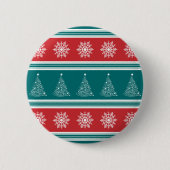 Vrolijk kerstfeest ronde button 5,7 cm (Voorkant)