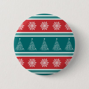 Vrolijk kerstfeest ronde button 5,7 cm