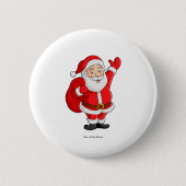 Vrolijk kerstfeest ronde button 5,7 cm (Voorkant)