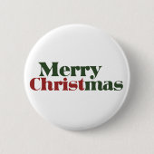 Vrolijk kerstfeest ronde button 5,7 cm (Voorkant)